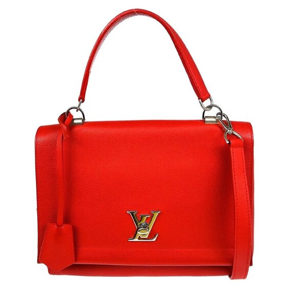 Louis Vuitton Red Lockme II 2way Handbag - Picture 1 of 9